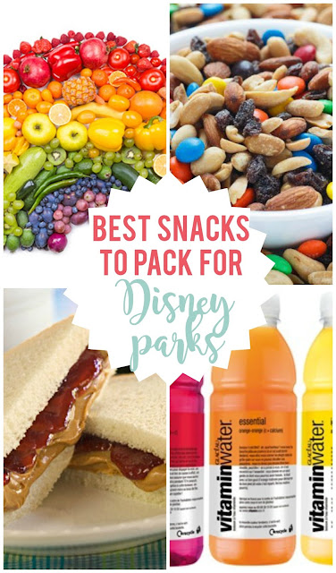 Disney parks allow you to bring outside food and drink in, but what should you take?  Click here for the ultimate list of snacks to pack for your next Disney trip.