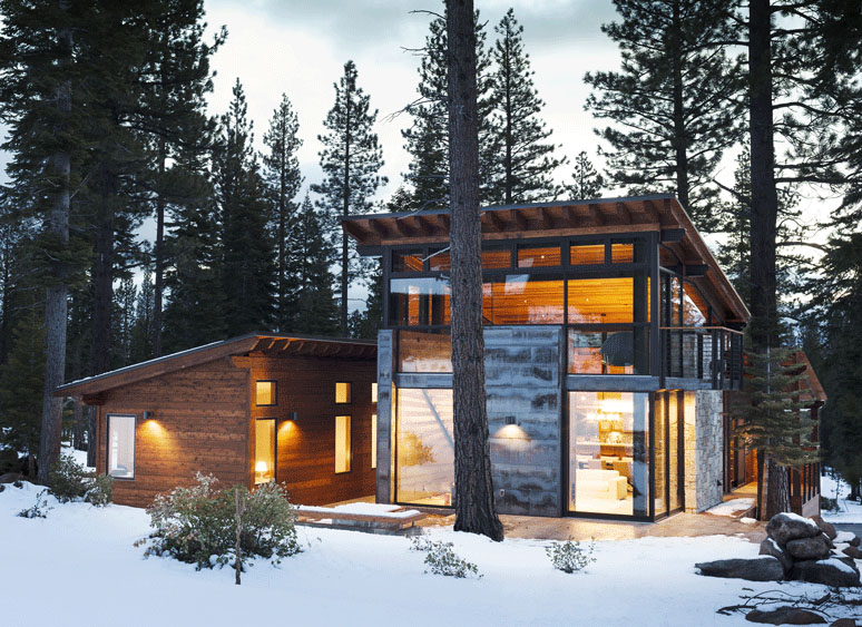 Marvelous Mountain  Home  is a Sagemodern Prefab