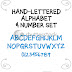 Vector Design Graffiti Alphabet and Number Set