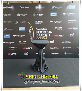 Sewa Meja Barstool Cover Event Jakarta