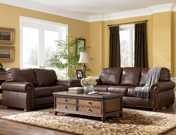 Modern Furniture  luxury living  room  curtains photo 