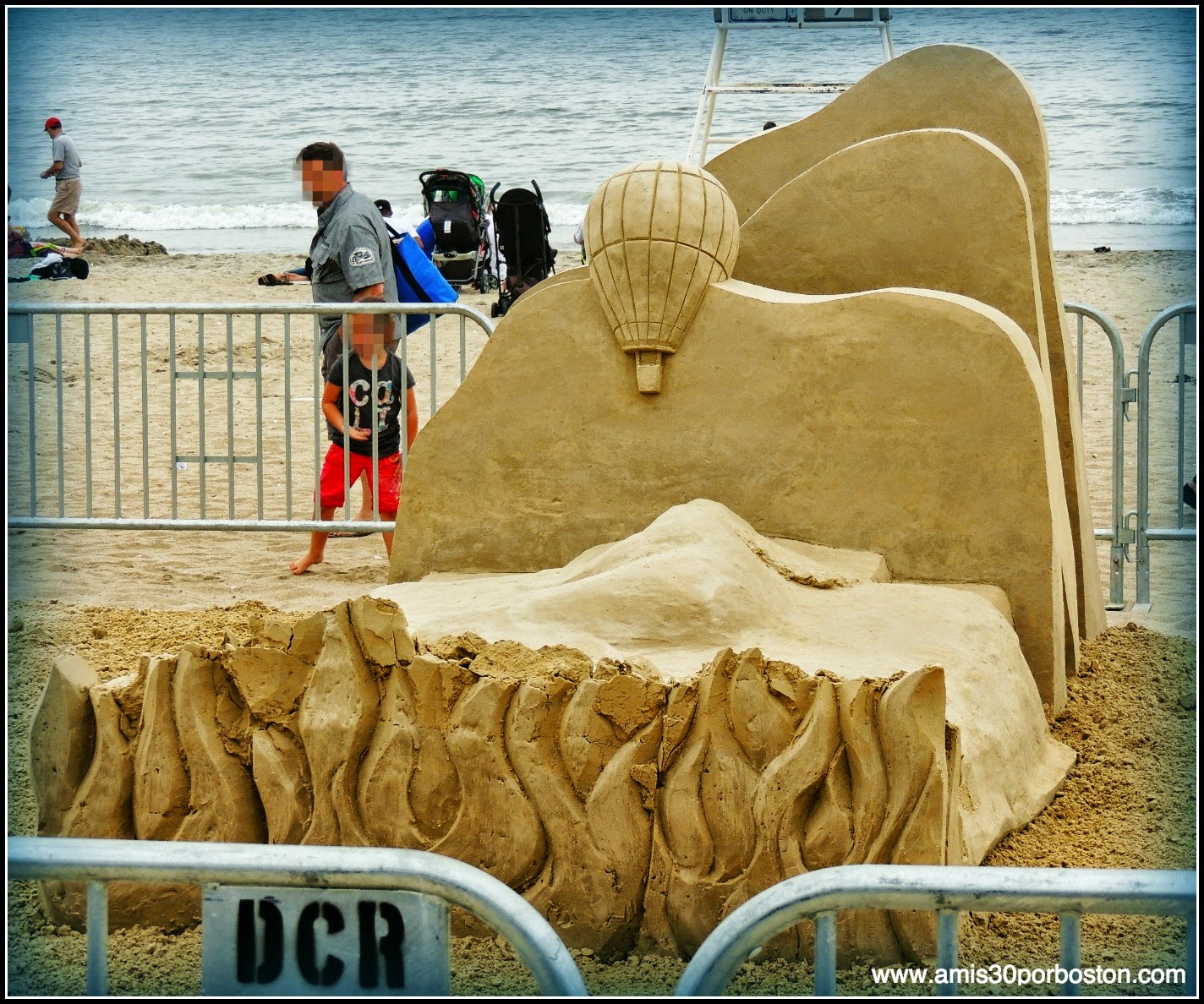 Revere Beach 2014 National Sand Sculpting Festival: "Crashed & Burned"