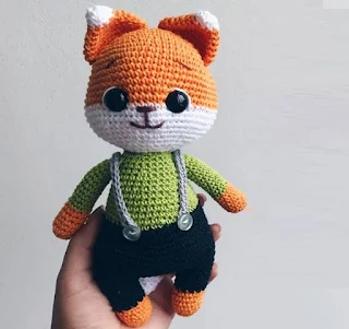 PATRON GRATIS ZORRO AMIGURUMI 65999