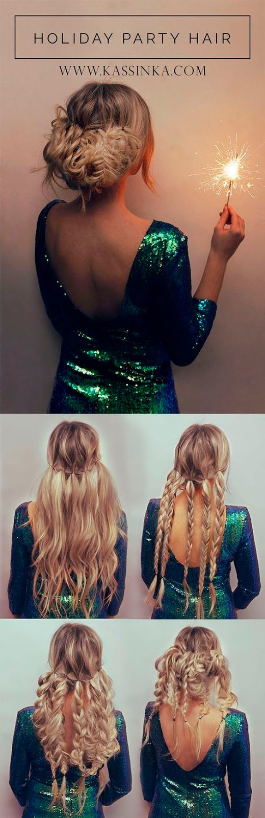 CHRISTMAS PARTY HAIRSTYLES IDEAS