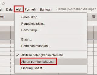 Cara Mengaktifkan Email Notifikasi