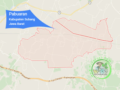 PETA : Kecamatan Pabuaran, Kabupaten Subang, Jawa Barat