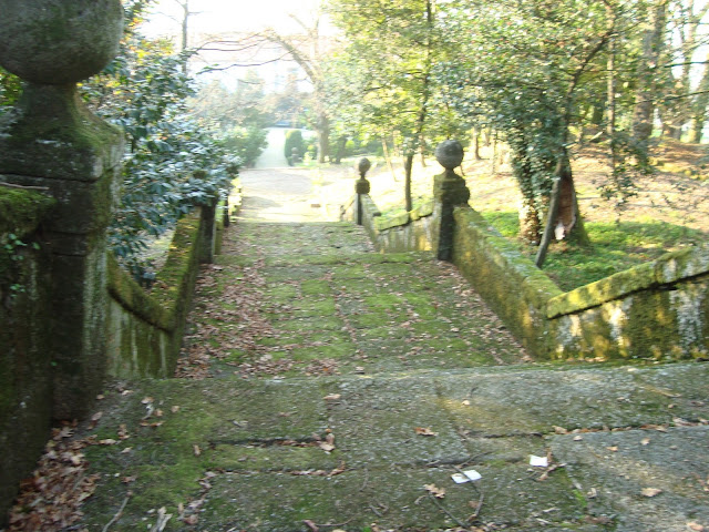 Jardins da Pousada de Santa Marinha em Guimarães