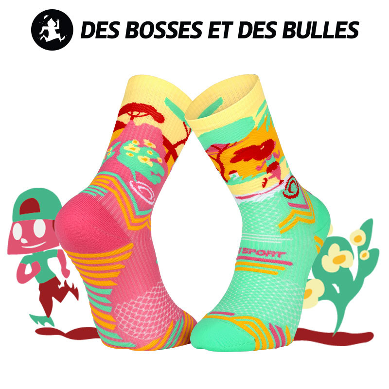 Chaussettes BV Sport x Des Bosses et Des Bulles