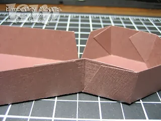 Caja con forma de corbata. Tutorial con plantilla. 