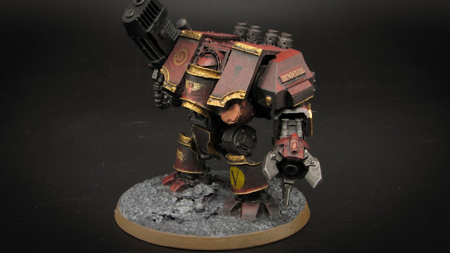 Blood Angels MK IV Castra Ferrum Dreadnougth (WIP)