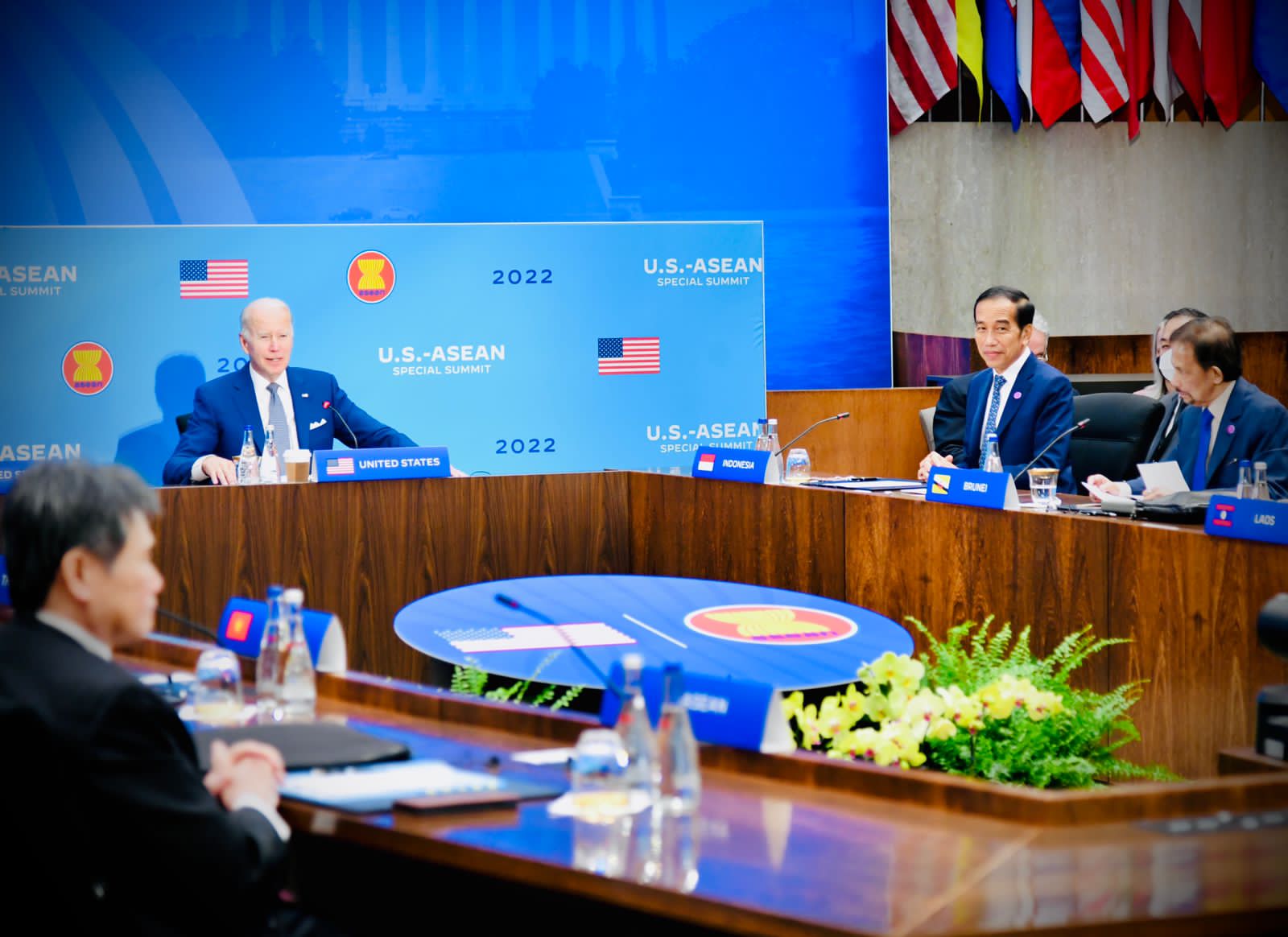 President Jokowi attends the ASEAN-US Special Summit, at the United States (US) Department of Foreign Affairs, Washington DC, Friday (13/05/2022). (Photo: BPMI Setpres/Laily Rachev)