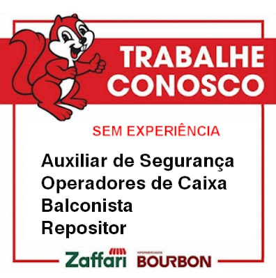 Zaffari seleciona Caixa, Repositores, Balconista e outros em Porto Alegre