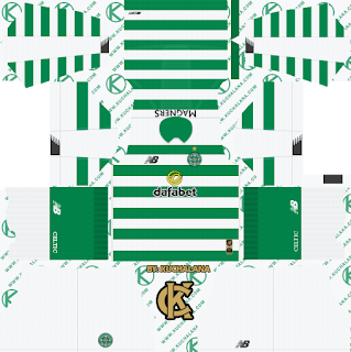  Yang akan saya share kali ini adalah termasuk kedalam home kits Baru, Celtic FC 2019/2020 Kit - Dream League Soccer Kits