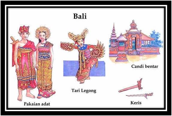  Gambar  Kartun  Rumah Adat  Bali  gambar  dan nama rumah adat  