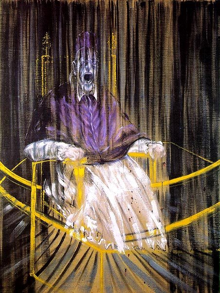 Francis Bacon, 'Study after Velazquez's Portrait of Pope Innocent X' (1953)