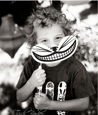 photoboot props, alice in wonderland