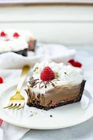 chocolate raspberry pie