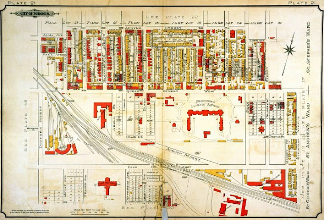 Plate 21, Goad's Atlas of the City of Toronto, 1894