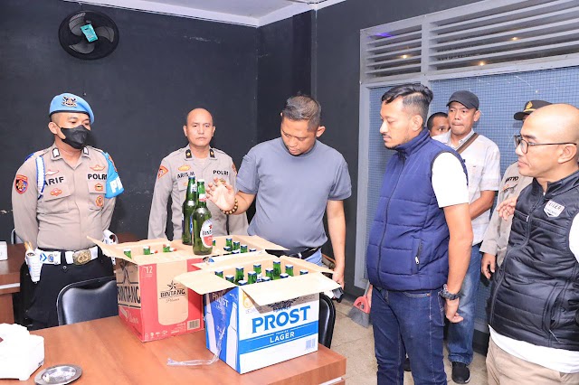 Polresta Banjarmasin Kembali Amankan Ratusan Minuman Beralkohol 