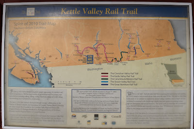 Kettle Valley Rail Trail map Princeton.