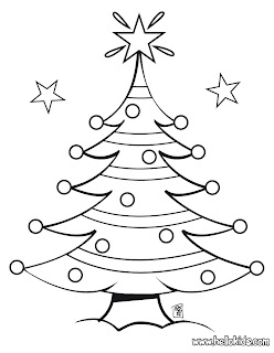 Christmas Tree Coloring Page