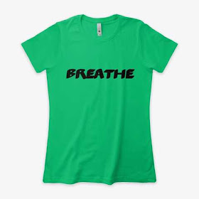 Breathe Women's Boyfriend Tee Shirt Green