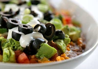 Seven Layer Bean Dip