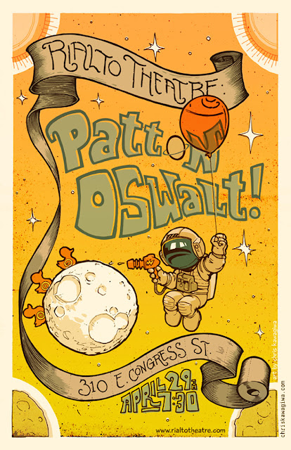 ”Patton Oswalt poster gigposter Rialto Theatre”