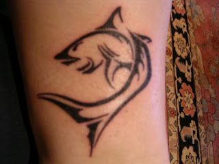 Tribal Shark Tattoo