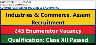 Industries & Commerce, Assam Recruitment 2020