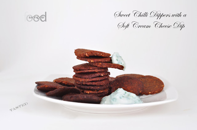 Sweet Chilli Dippers with Cream Cheese Dip ~ Simple Food