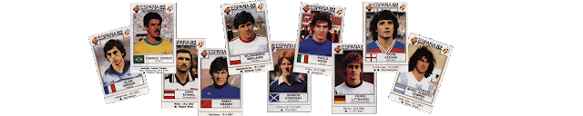 Cromos de futbolistes.