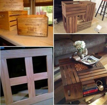 coffee table from a wine crate 2