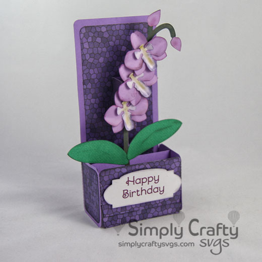Download Crafting Quine: Orchid Card using Simply Crafty SVGS ...