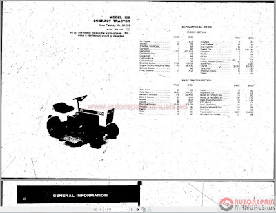 CaseIngersoll Compact Tractor Parts Catalog Full DVD