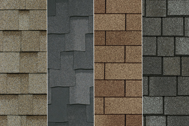 Asphalt shingle roof material