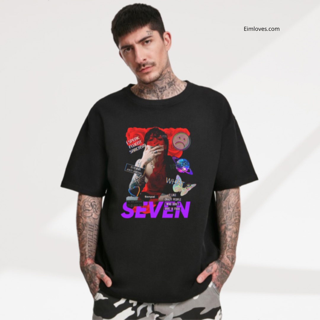 Tshirt - Kaos BTS Jungkook “Seven” Edition