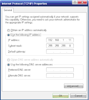 Setting IP Komputer untuk CCTV