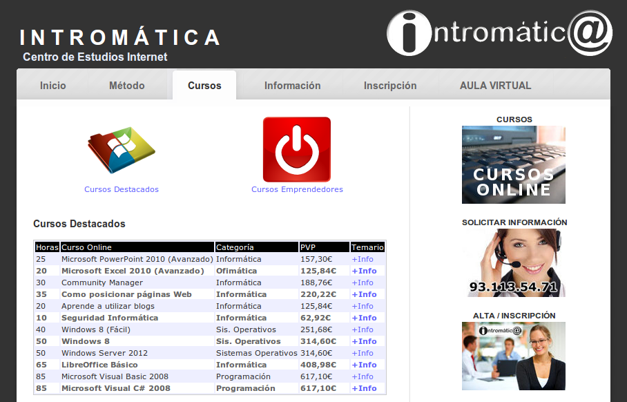  Cursos Destacados