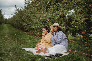 eating apples, apple grove