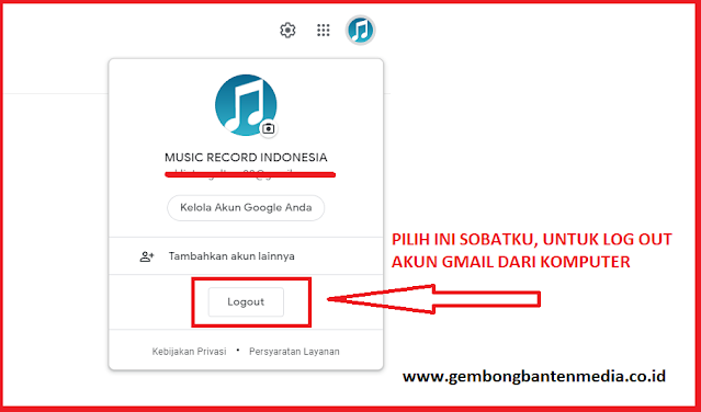 Proses untuk Log Out Akun Gmail Dari Komputer Dengan Mudah