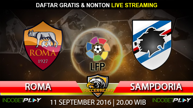 Prediksi Roma vs Sampdoria 11 September 2016 (Liga Italia)