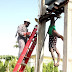 Eniree lo: Man got electrocuted while trying to steal transformer in Kaduna (graphic photos)
