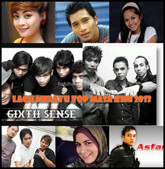 Lagu Melayu Top masa kini 2013