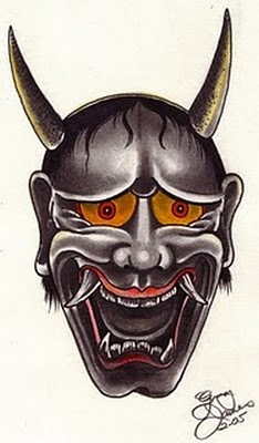 Japanese Mask Tattoos