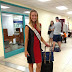 Miss World Bermuda 2013 Departure to Indonesia