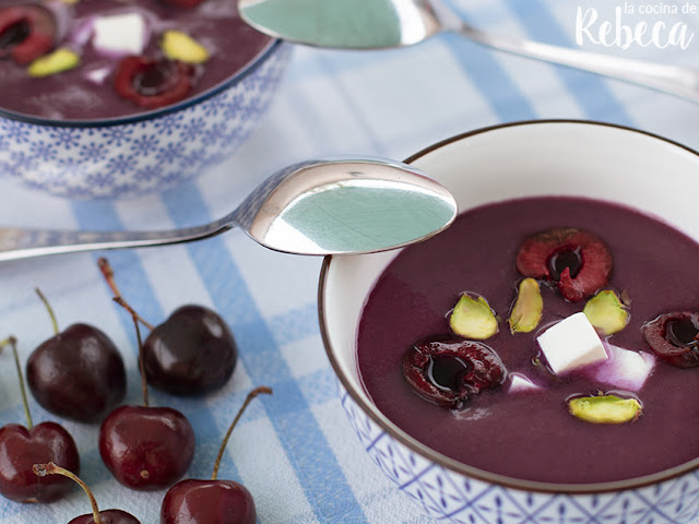 Gazpacho de cerezas