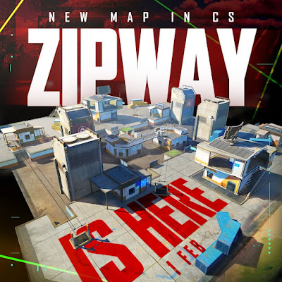 Free Fire New Map Zipway In CS Mode