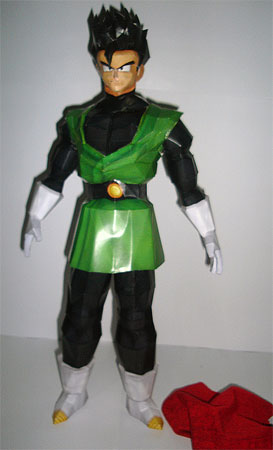 Dragon Ball Z Gohan Great Saiyaman Papercraft