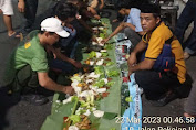Jelang Puasa Ramadhan 1444 H, Warga RT.001/008 Pekojan Makan Nasi Liwet Bersama